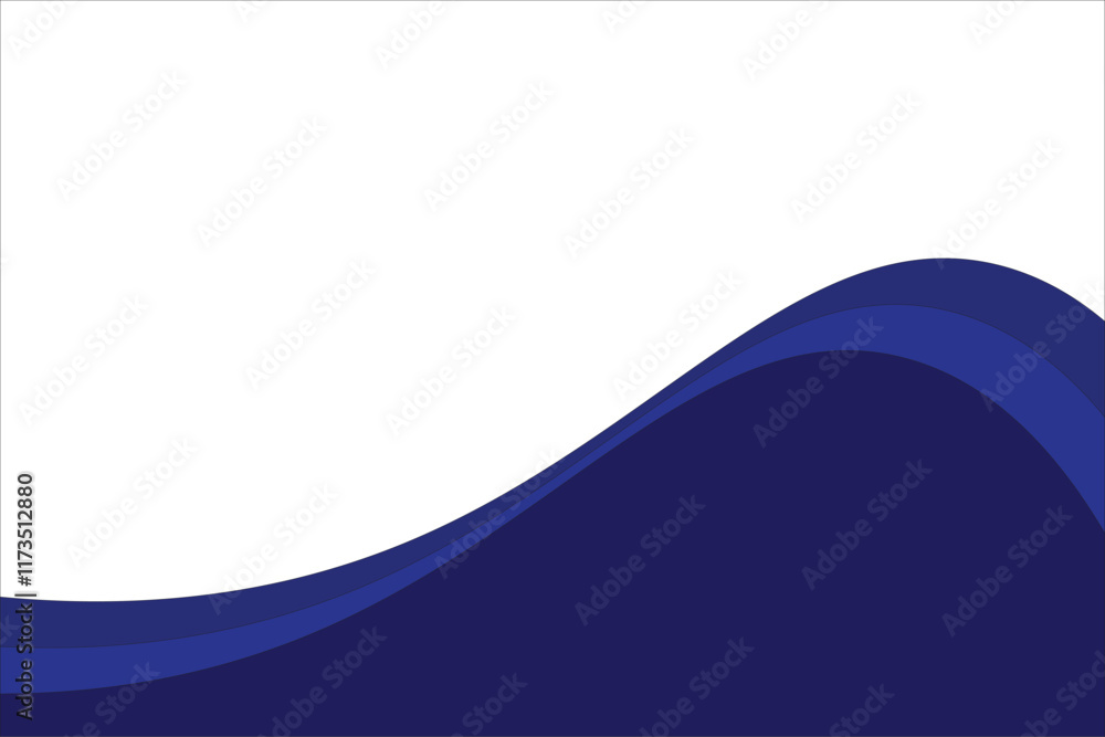Naklejka premium abstract blue wave