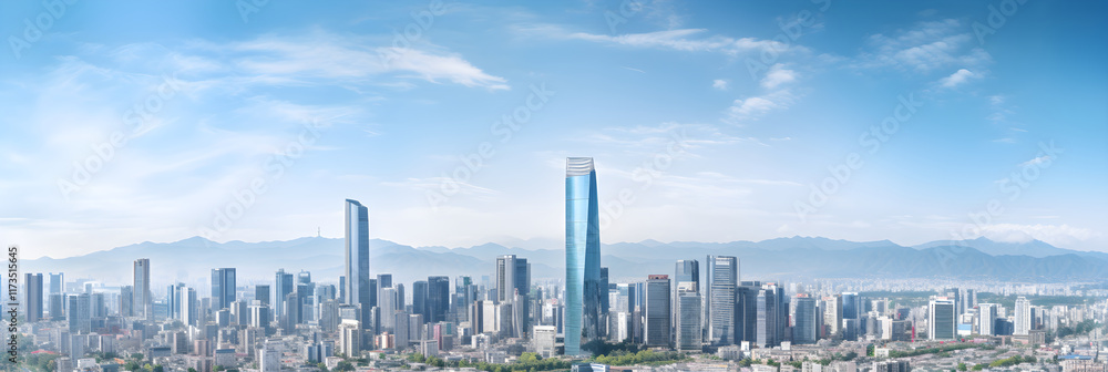 Bird's Eye View of Metropolitan Cityscape: A Symphony of High Rise Structures Bird's Eye View of Metropolitan Cityscape: A Symphony of High Rise Structures
