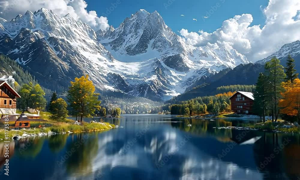 Serene Mountain Lake Serene Mountain Lake