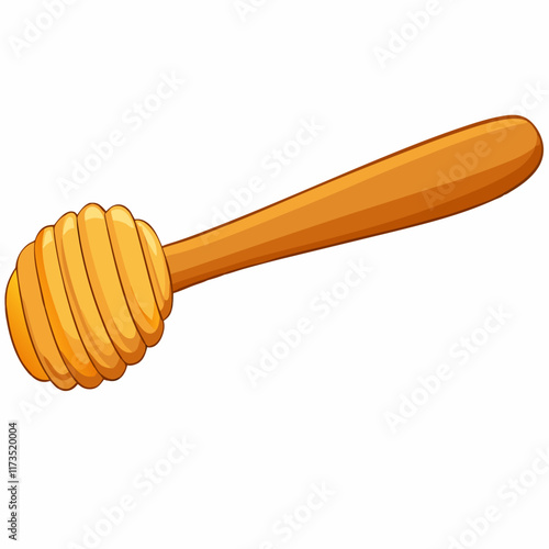 Close up dustpan on white vector illustration (2)