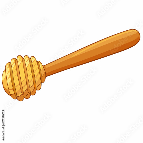 Close up dustpan on white vector illustration (4)