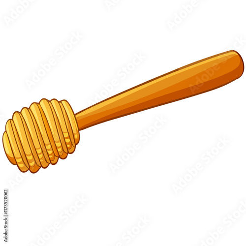 Close up dustpan on white vector illustration (6)