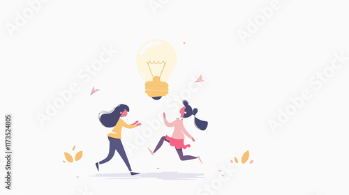 Team attempting to catch up with escaping light bulb