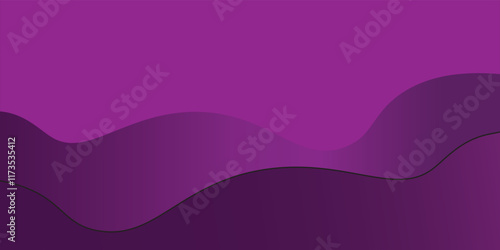 Violet Modern Background With Wave suitable for flyers, banners, advertisements, posters, and websites. vector illustration