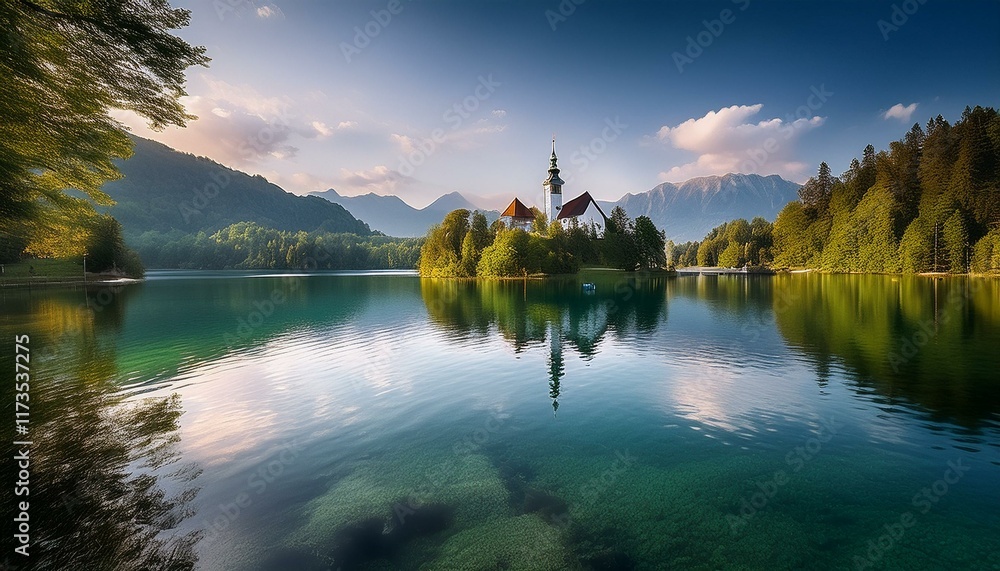 Fototapeta premium jasna lake slovenia
