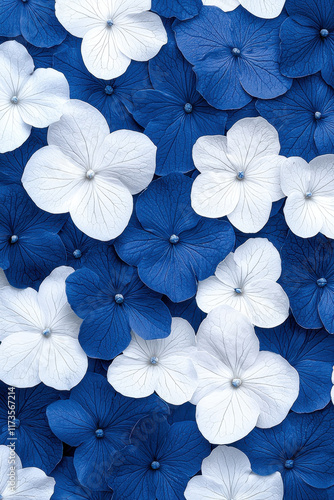 Wallpaper Mural Blue and White Floral Background Design Torontodigital.ca