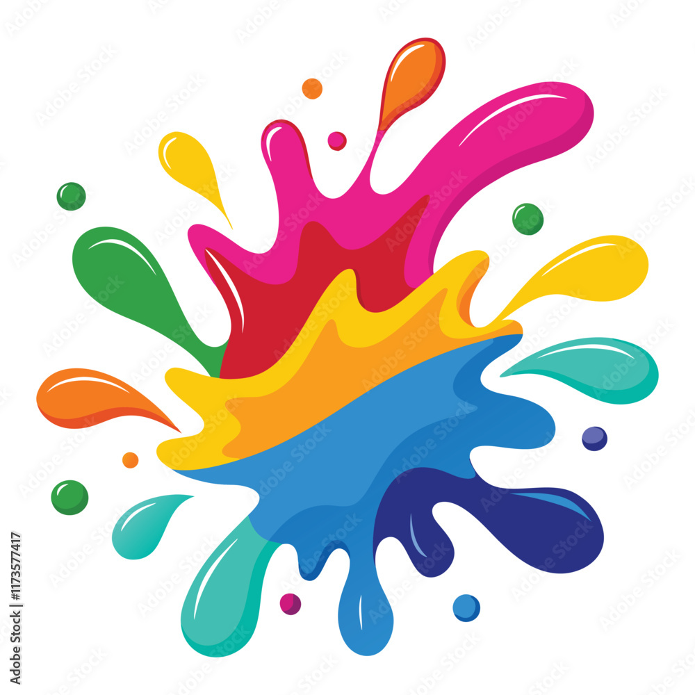 Naklejka premium Vector colorful background design. illustration vector design