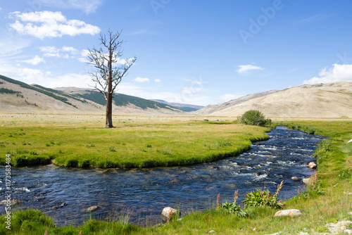 Landscape from Altai Tavan Bogd National Park, Mongolia photo