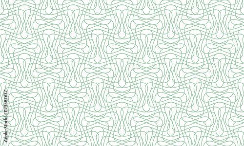 Abstract guilloche pattern, blue wavy line background for digital certificate, diploma, formal document. Vector