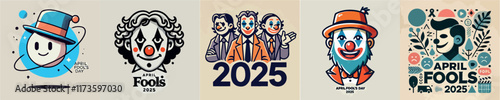 Image of clowns celebrating April Fool's Day