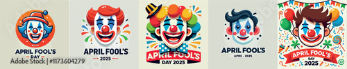 Image of clowns celebrating April Fool's Day