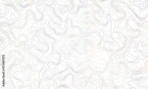 Topographic map background. Geographic abstract patterns grid. 