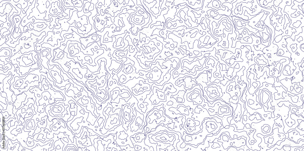 Fototapeta premium Topographic map background. Geographic abstract patterns grid.