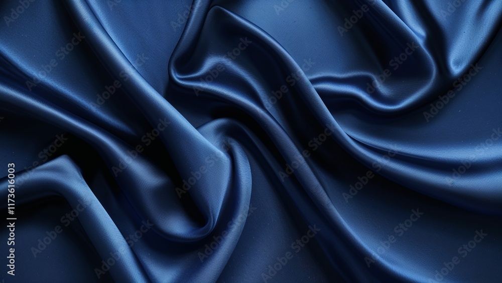 Obraz premium Phoenix 10 Black and Blue Abstract Background with Deep Dark Blue Shades and Smooth Artistic Flow