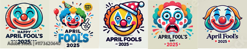 Image of clowns celebrating April Fool's Day