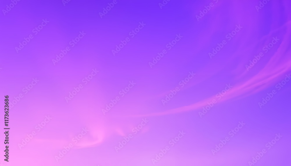 Obraz premium Purple Sky Serenity: A Pastel Dreamscape at Dawn
