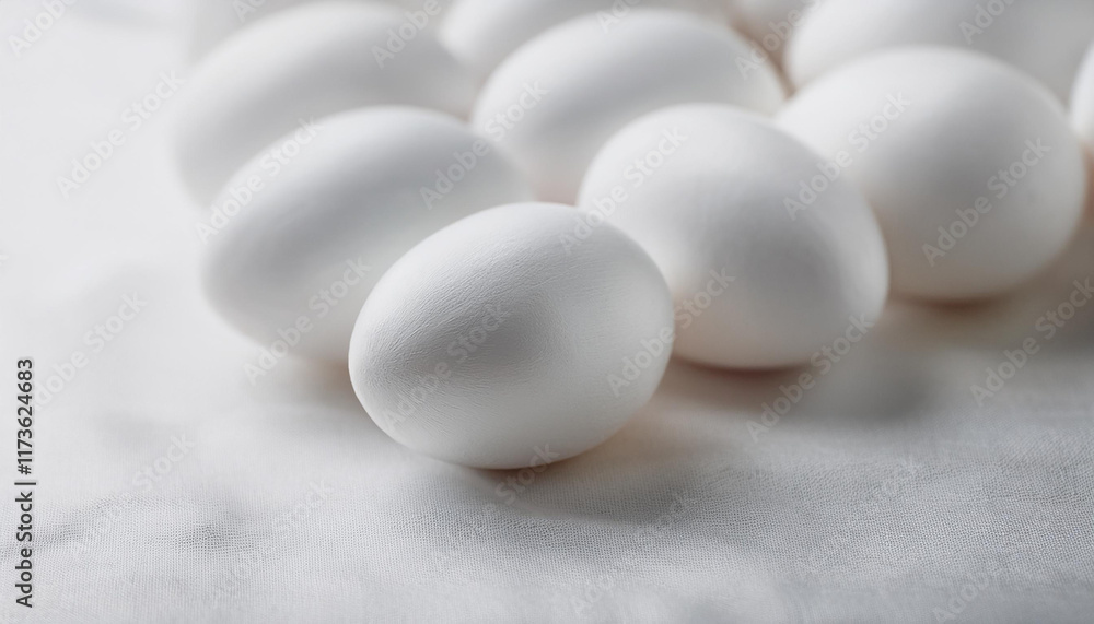 White glossy Easter egg. Holiday season. Abstract textured background. White glossy Easter egg. Holiday season. Abstract textured background.
