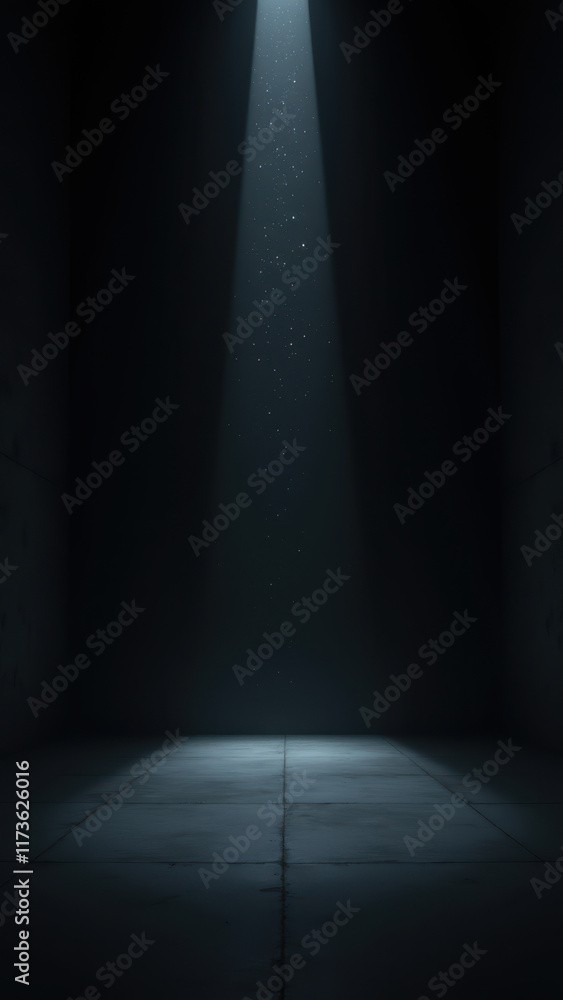 A dimly lit room with a doorway leading to a brightly illuminated path beyond, symbolizing hope or escape amidst confinement. A dimly lit room with a doorway leading to a brightly illuminated path beyond, symbolizing hope or escape amidst confinement.