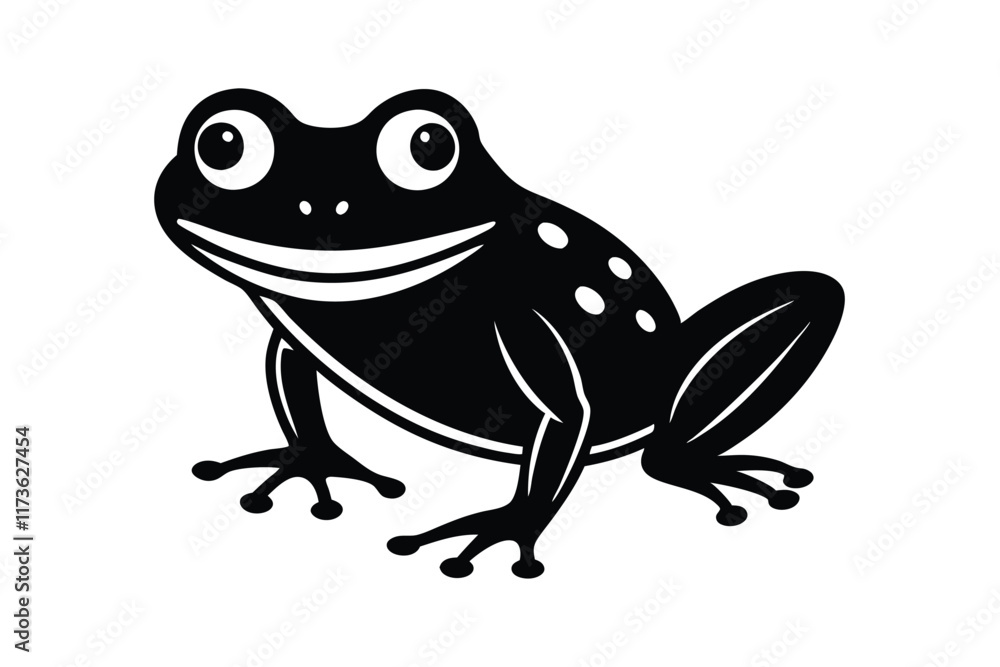 Obraz premium cute-frog-cartoon