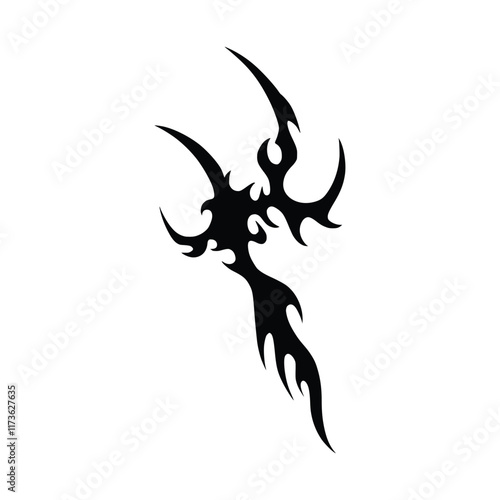 Abstract cyber sigilism tattoo designs