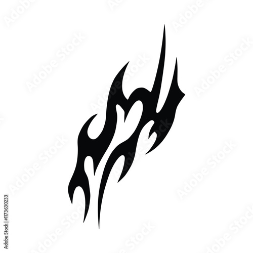 Abstract cyber sigilism tattoo designs