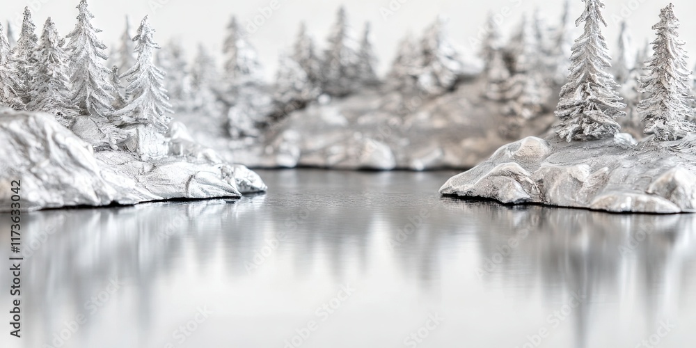 Obraz premium silver abstract wallpaper background design
