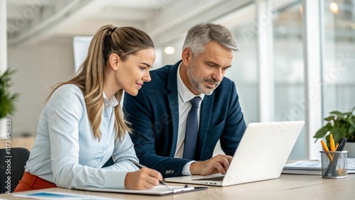 Wallpaper Mural business people working together in office Torontodigital.ca