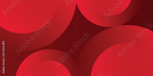 Red abstract background. Circle shapes composition Space. suitable for background, landing page, wallpaper, home screen, theme. vector eps 10