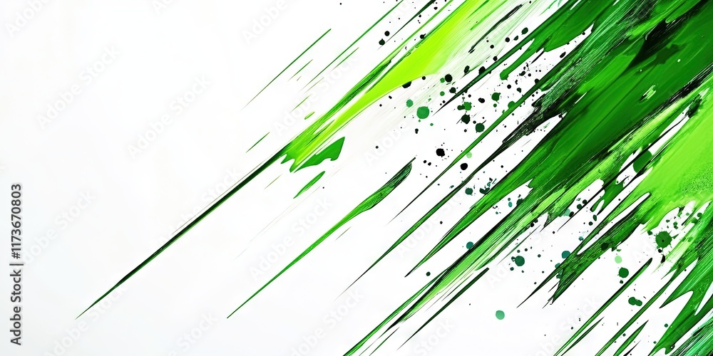 Obraz premium green abstract design