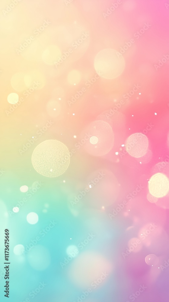 Soft Pastel Bokeh Background with Pink, Yellow, and Aqua Hues - made with Generative AI Soft Pastel Bokeh Background with Pink, Yellow, and Aqua Hues - made with Generative AI