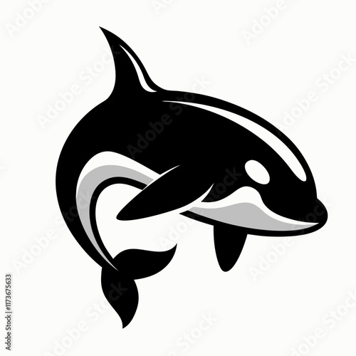 orca, whale, logo, animal, marine, ocean, mammal, wildlife, sea, aquatic, oceanic, nature, fish, water, predator, symbol, oceanlife, cetacean, swimming, conservation, species, power, sleek, logoart