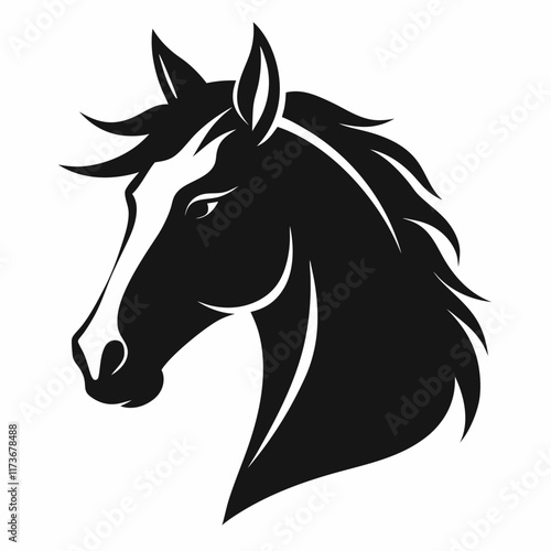 horse, silhouette, vector, equine, animal, pony, rider, gallop, steed, horseback, equestrian, movement, wild, freedom, run, mane, tail, jump, race, trot, canter, western, pasture, stable, hoof, saddle