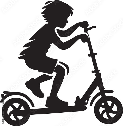 child riding a bike