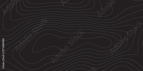 Topographic map patterns, topography line map. Vintage outdoors style. Abstract topographic contours map background. Abstract Topographic Pattern in Black and White.