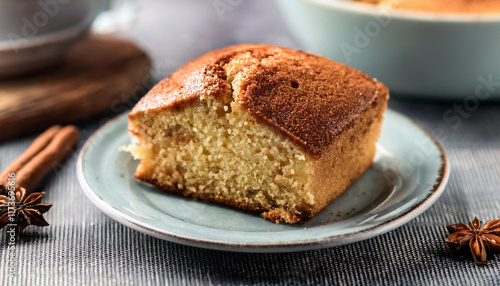 plate of cinnamon coffee cake