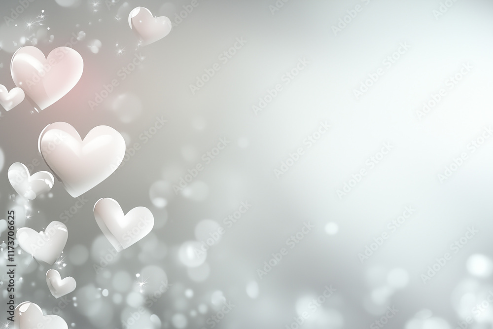 Fototapeta premium A background with hearts for valentine's day