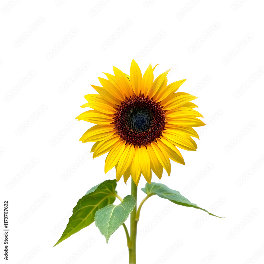 sunflower isolated on white sunflower isolated on white