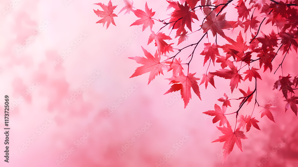 Romantic Maple Leaves of Autumn Romantic Maple Leaves of Autumn