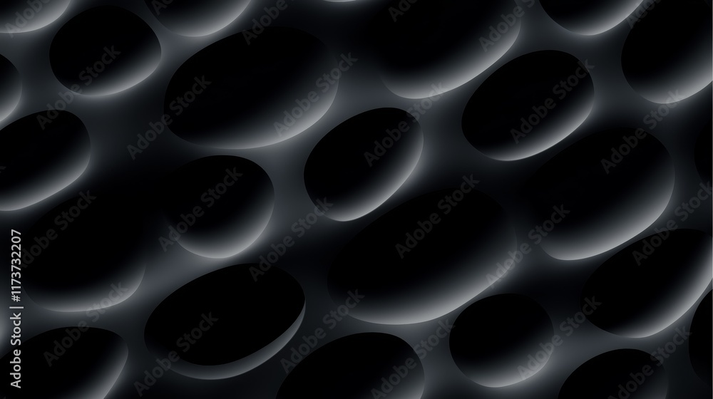 Abstract dark gray cellular structure creating holes and cavities background Abstract dark gray cellular structure creating holes and cavities background