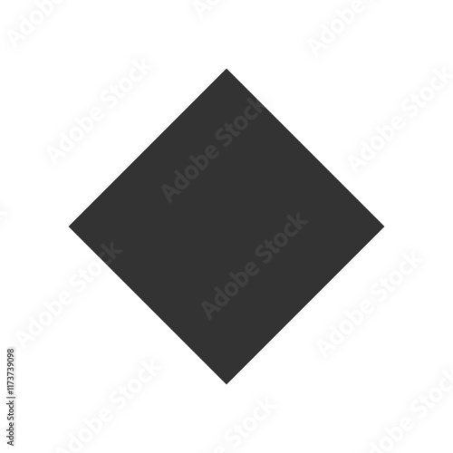 Vector EPS Black isometric shape graphic element