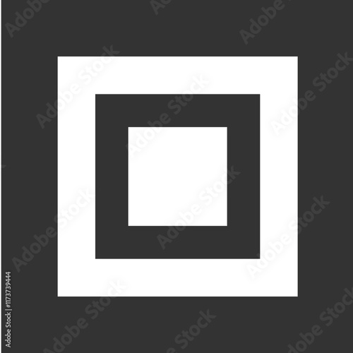 Vector EPS Black isometric shape graphic element