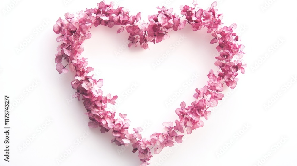 pink heart frame isolated on white background pink heart frame isolated on white background