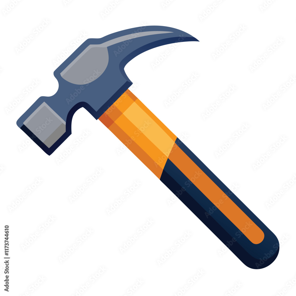 Hammer Vector Illustration - Cartoon Clipart & Line Art Design for Print .eps Hammer Vector Illustration - Cartoon Clipart & Line Art Design for Print .eps