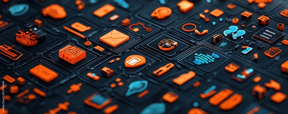 custom made wallpaper toronto digitalCybersecurity threats and ai solutions digital landscape infographic