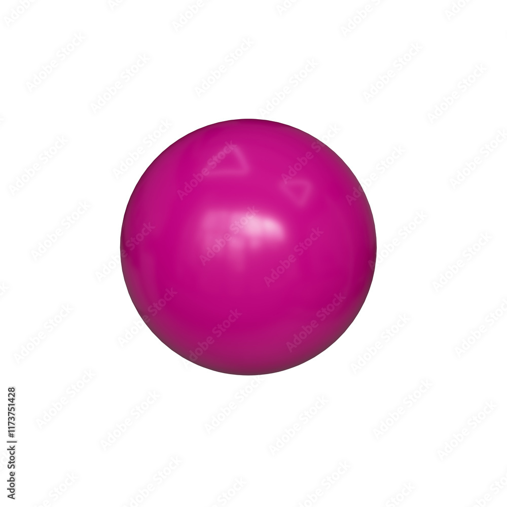 Round pink ball isolated on transparent background PNG Round pink ball isolated on transparent background PNG