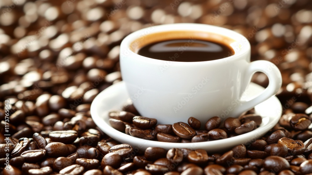 Close-Up of Coffee with Rich Textures in Natural Lighting Close-Up of Coffee with Rich Textures in Natural Lighting