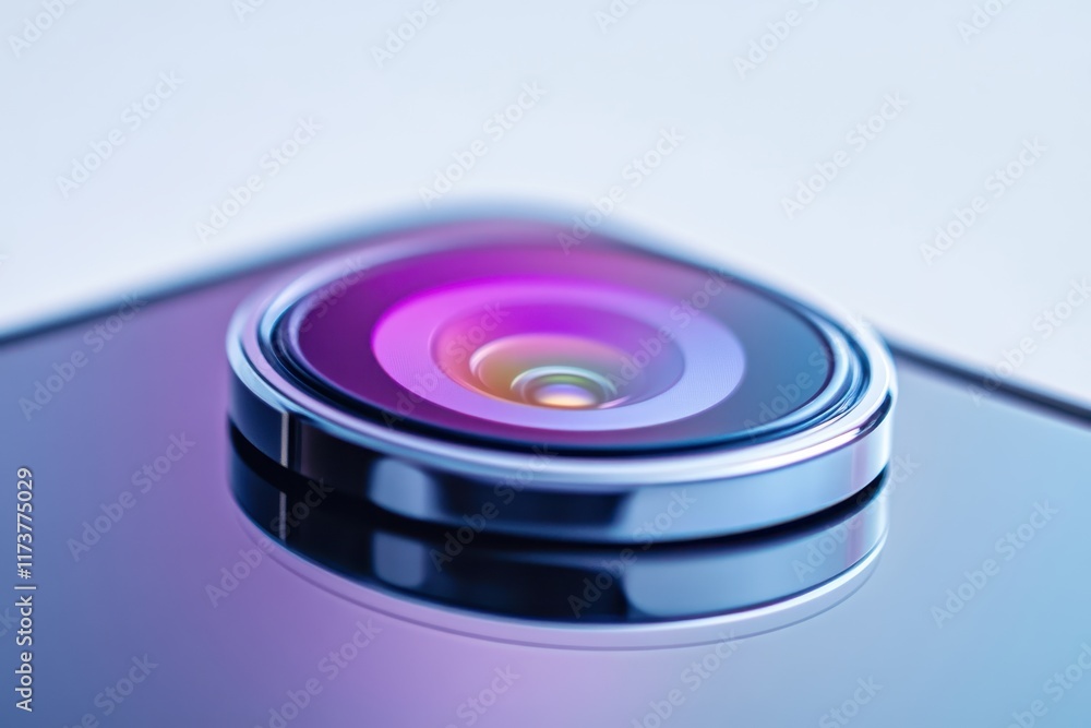 Close-up view of a camera lens showcasing intricate details on a transparent background Close-up view of a camera lens showcasing intricate details on a transparent background