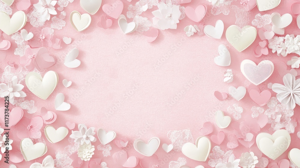 valentine's day pink frame background valentine's day pink frame background