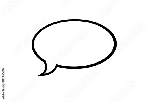 Speech bubble icon for comic book. Call cloud cartoon vector illustration. Cartoon word bubble for comic book. transparent background, png.