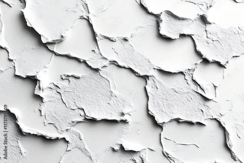 Cracked white textured surface. Cracked white textured surface.